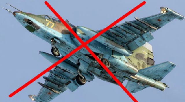 Нацгвардійці точним пострілом знищили російський штурмовик Су-25 на Донеччині