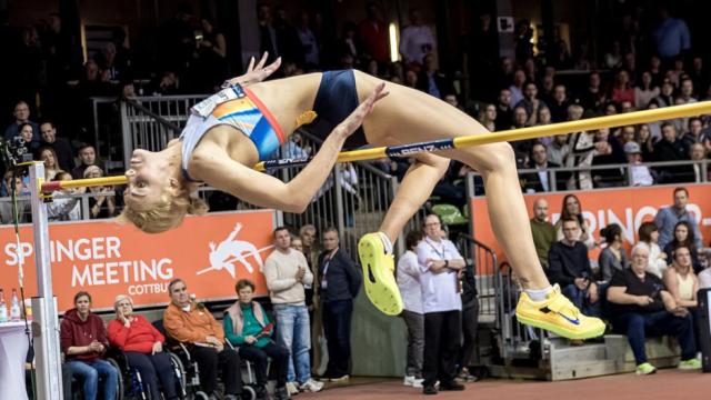 Юлія Левченко з Бахмута виграла міжнародні змагання зі стрибків у висоту в Німеччині