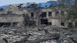 РФ зруйнувала офіс Українського Червоного Хреста на Донеччині