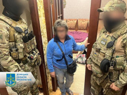 СБУ виявила та затримала інформаторку окупантів біля Бахмута