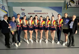 Спортсмени з Донеччини відзначились на змаганнях зі спортивної аеробіки у Києві (ФОТО)