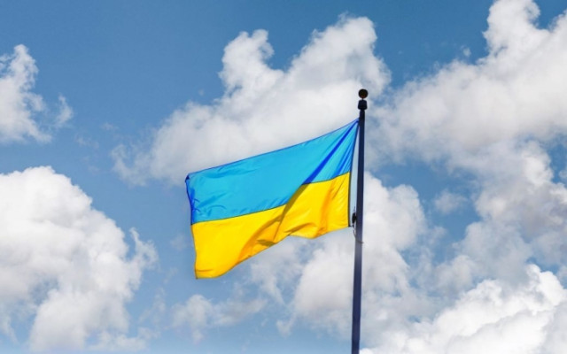 Донецькі партизани вивісили прапор України над містом