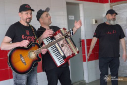 Вогнеборці для вогнеборців: Чигиринський гурт “Крутий заміс” виступив у Краматорську