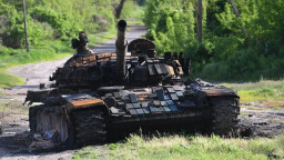 Українські захисники знищили ворожий танк під Авдіївкою
