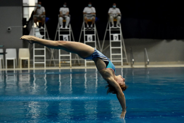 Спортсменка з Луганщини виборола золото на турнірі зі стрибків у воду Спортсменка з Луганщини виборола золото на турнірі зі стрибків у воду