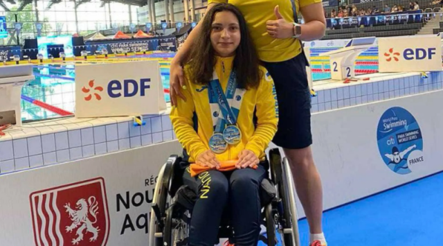 Спортсменка з Луганщини здобула дві медалі з паралімпійського плавання