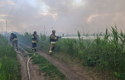 ДСНС ліквідувала чотири пожежі після обстрілів на Донеччині