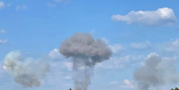 База окупантів в Троїцькому потрапила під обстріл