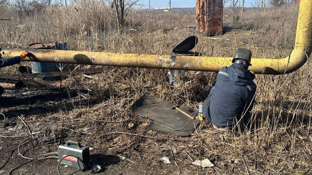 У Слов&rsquo;янську через обстріл пошкоджено газопровід середнього тиску
