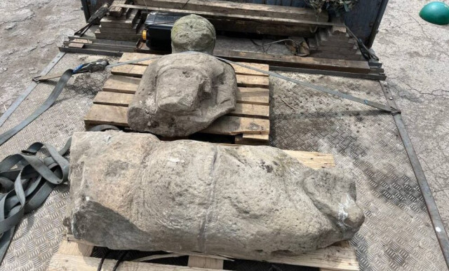 З прифронтової Донеччини евакуювали унікальні половецькі скульптури XI-XIII століть З прифронтової Донеччини евакуювали унікальні половецькі скульптури XI-XIII століть