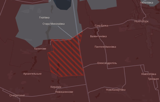 Окупанти просунулися на Харківщині та Донеччині — DeepState Окупанти просунулися на Харківщині та Донеччині — DeepState