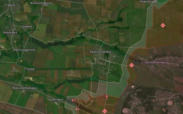 Окупанти активізували штурмові дії поблизу Красногорівки у Донецькій області
