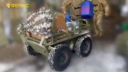 Наземний робот допоміг евакуювати пораненого військового на Донеччині