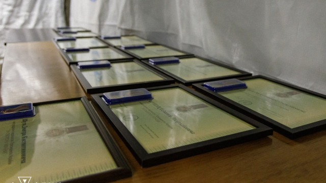 Рятувальники Донеччини отримали нагороди під час робочого візиту очільника ДСНС