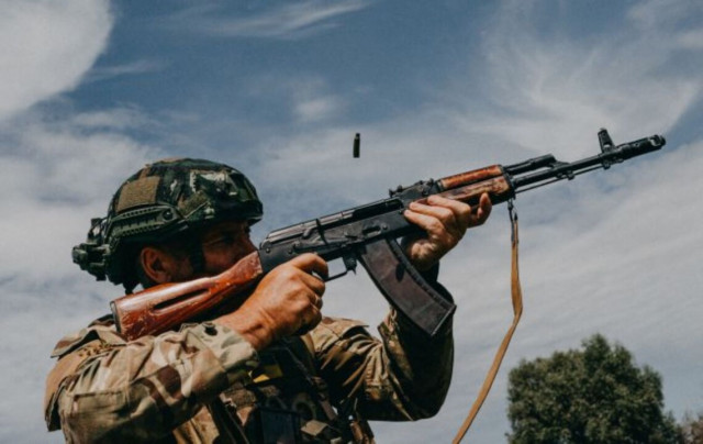 Прикордонники збили ворожий дрон під Бахмутом