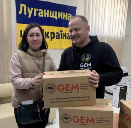 Понад 700 родин з Луганщини отримали гуманітарну допомогу в Києві