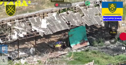 Українські військові встановили державні прапори у Воскресенці та Ялті на Донеччині