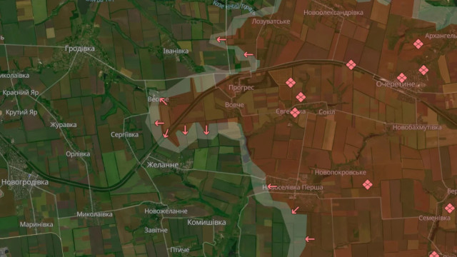 Новий прорив окупантів на Донеччині: російські війська просунулись на декількох ділянках фронту
