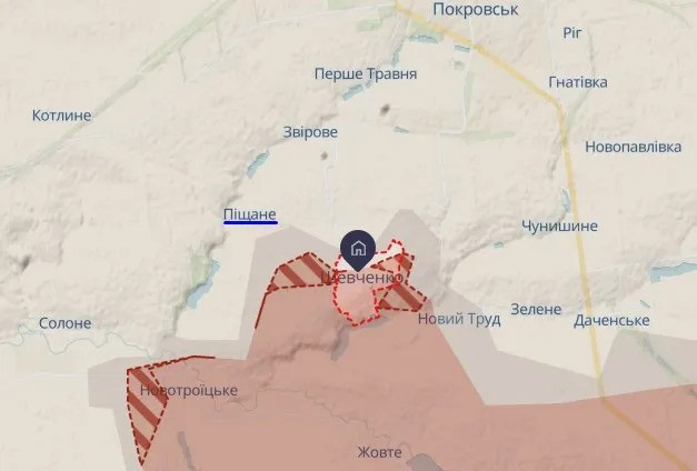 Українські військові вибили росіян із посадок біля Шевченко та Піщаного