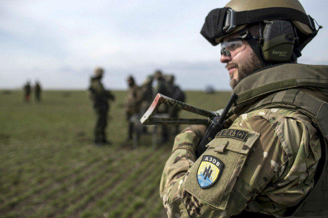 Захисники бригади «Азов» відкинули окупантів на Лиманському напрямку