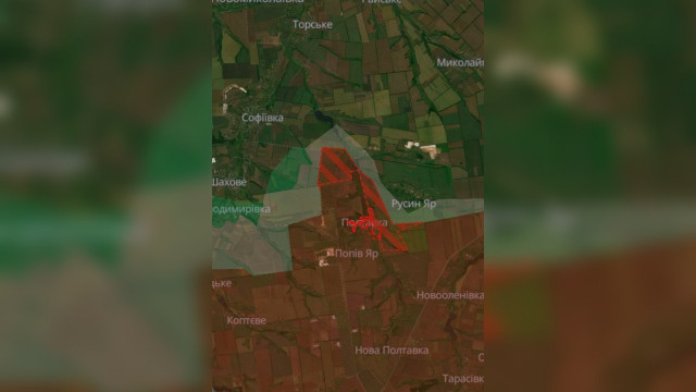 Ворог захопив Полтавку та просунувся на кількох напрямках - DeepState Ворог захопив Полтавку та просунувся на кількох напрямках - DeepState