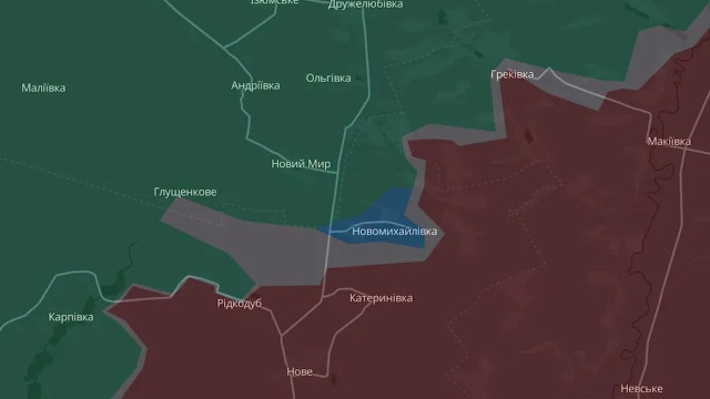 ЗСУ звільнили Новомихайлівку на Донеччині — DeepState ЗСУ звільнили Новомихайлівку на Донеччині — DeepState