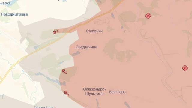 Зміни на фронті на Донеччині: ворог покращив позиції у двох населених пунктів