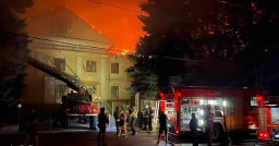 Пожежа в окупованому Донецькому національному університеті