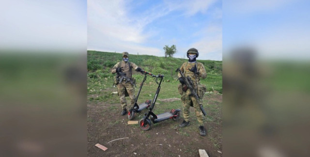 На Донеччині окупанти використовують електросамокати для переміщення в районі бойових дій