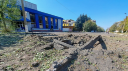 У центрі захопленої Горлівки завдано удару по автовокзалу