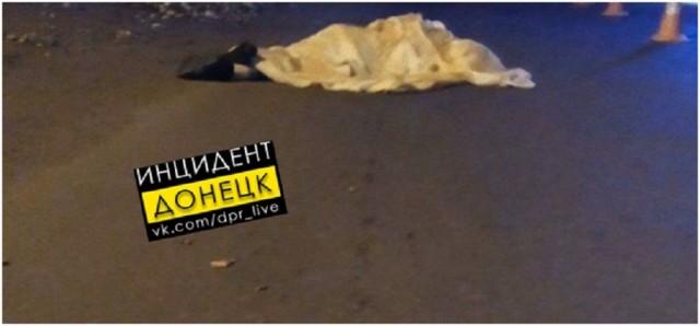 В Донецке автомобиль насмерть сбил пешехода