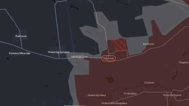 Окупанти наблизилися до кордону Донецької області в районі Удачного - DeepState