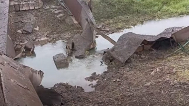 Газовики Краматорська ліквідували аварію на мосту після удару