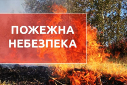 На Донеччині оголошено про пожежну небезпеку V класу