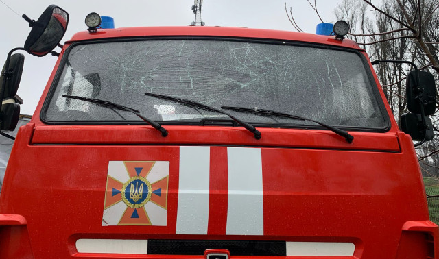 На Донеччині внаслідок ворожого удару пошкоджена пожежно-рятувальна частина