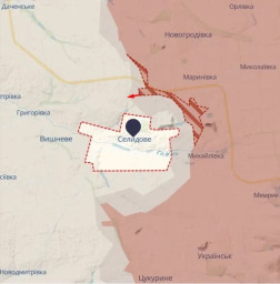Російські війська просунулися навколо Селидового, захопивши нові території