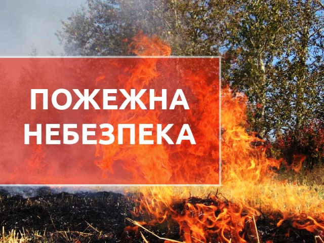 Найближчими днями на території Донеччини переважатиме надзвичайний рівень пожежної небезпеки