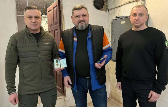 Начальника управління "Донецькоблгаз" нагородили за оборону Бахмута