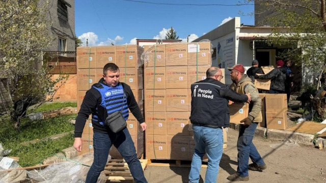 Допомога прифронтовому місту: у Дружківці роздали 200 гігієнічних наборів