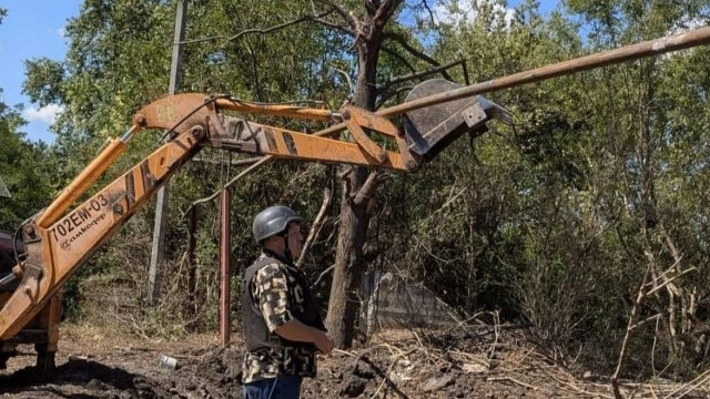 у Рай-Олександрівці відновили пошкоджені газові мережі після обстрілів