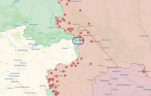 Російські окупанти посилили атаки на Білогорівку
