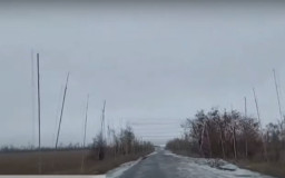 Окупанти звітують про будівництво антидронового сітчастого тунелю біля Часового Яру