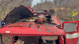 У Горлівці росіяни заявили про ураження пожежної техніки МНС