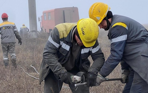 Енергетики відновили подачу електроенергії у 12 населених пунктах Донеччини