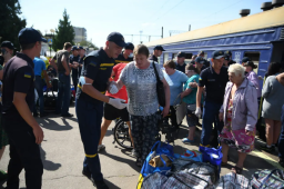 На Рівненщину прибув 13 евакуаційний потяг з Донеччини