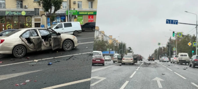 У центрі захопленого Луганська підірвали автомобіль російського окупанта