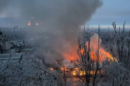 В окупованому Донецьку після вибуху згоріла шахта