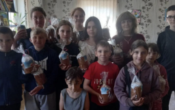 У Лимані відбулося вручення Великодніх подарунків родинам загиблих героїв