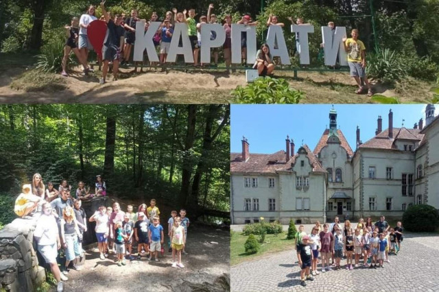 Діти з Лисичанська вирушили на відпочинок у Карпати Діти з Лисичанська вирушили на відпочинок у Карпати