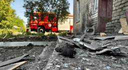 Ворожий дрон завдав удару по пожежній частині на Донеччині (ФОТО)